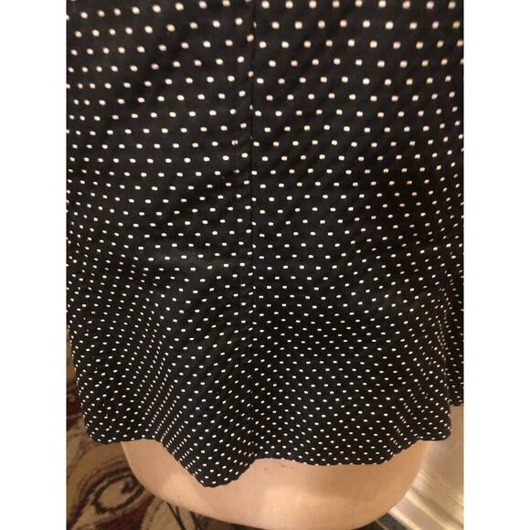 Spense Black Polka Dot Blazer Jacket with Pockets Buttons Closure Size Large - Picture 8 of 9